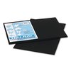 Pacon Tru-Ray Construction Paper, 76lb, 12 x 18, Black, PK50 103061